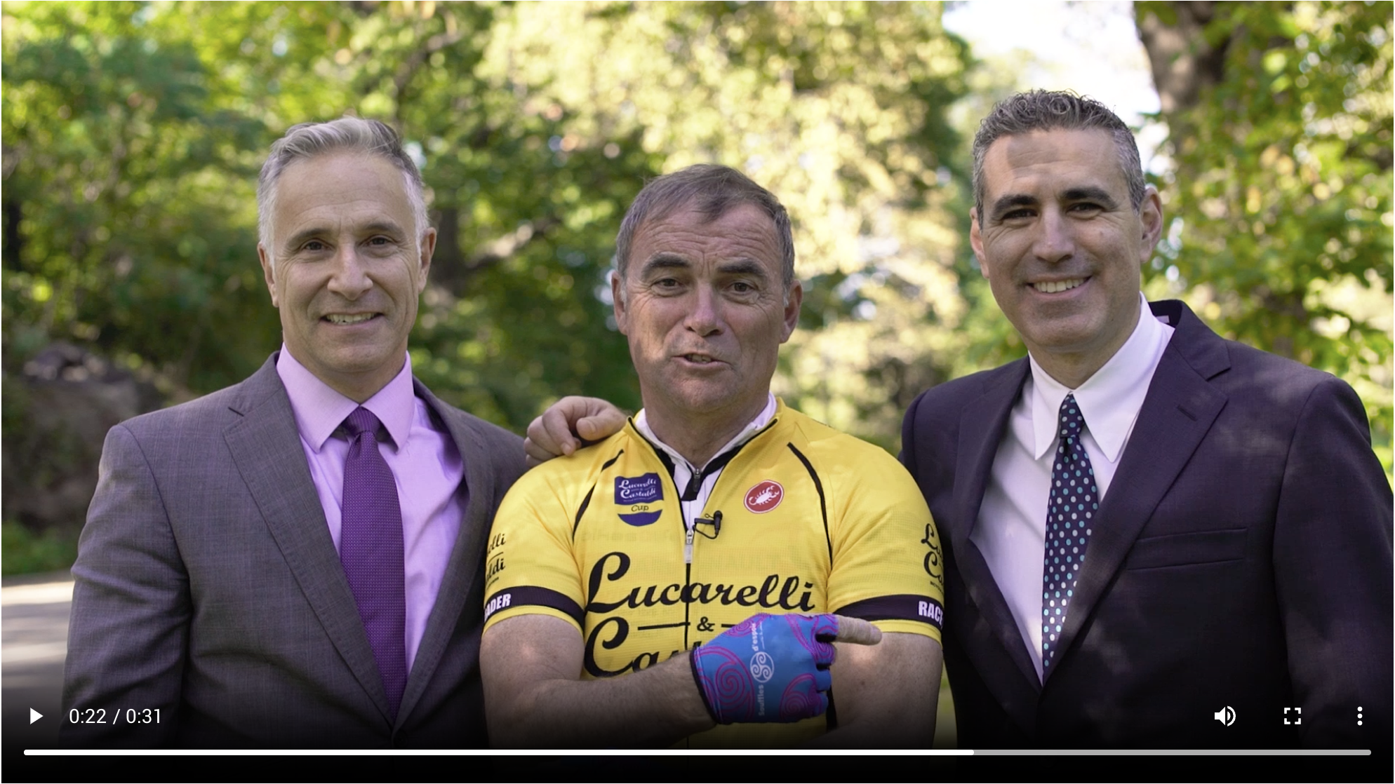 Video thumbnail for Bernard Hinault with Lucarelli and Castaldi